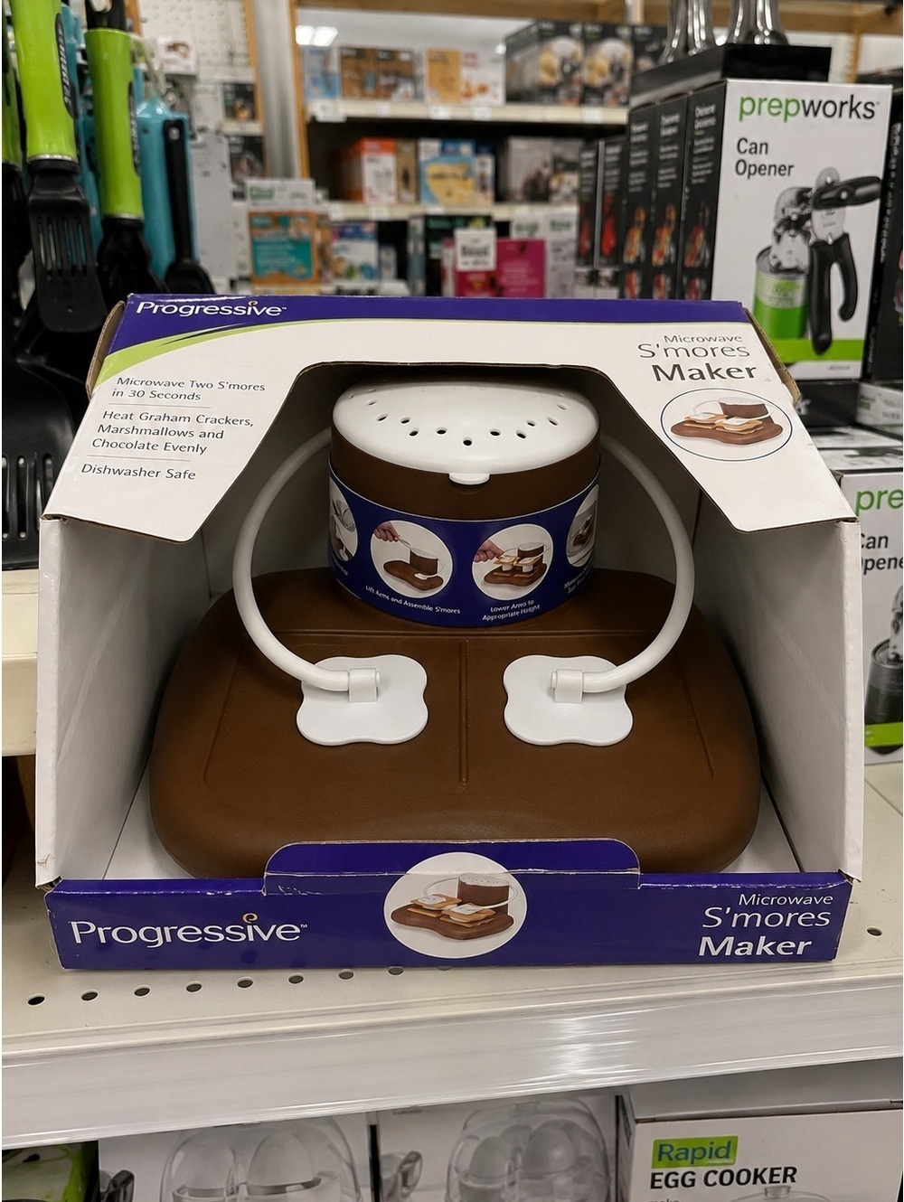 Progressive Microwave S’mores Maker New in Open Box Dessert Maker